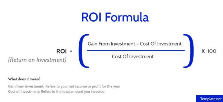 Roi calculation